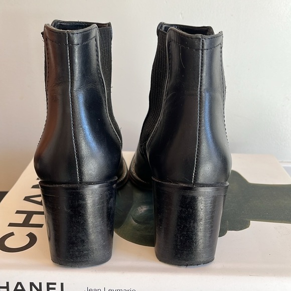 Vince Camuto Black Heeled Boots - Picture 4 of 5